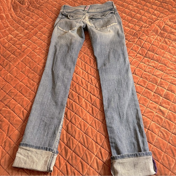 Vintage Guess Low Rise Cuffed Skinny Jeans - Picture 2 of 6